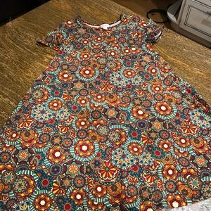 Lula Roe Carly dress Known as kaleidoscope pattern